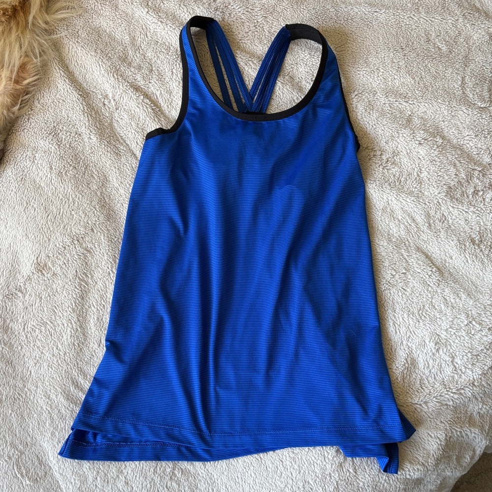 Blue Women's Racerback Tank Top